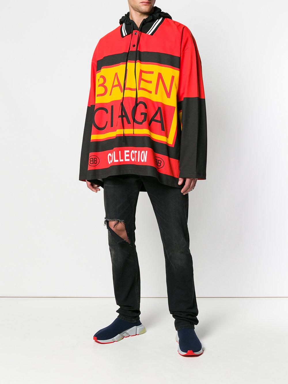 balenciaga long sleeve polo