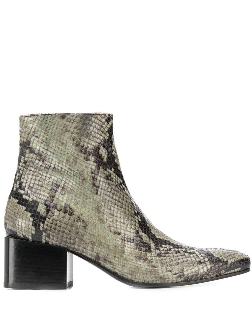 acne studios snake boots