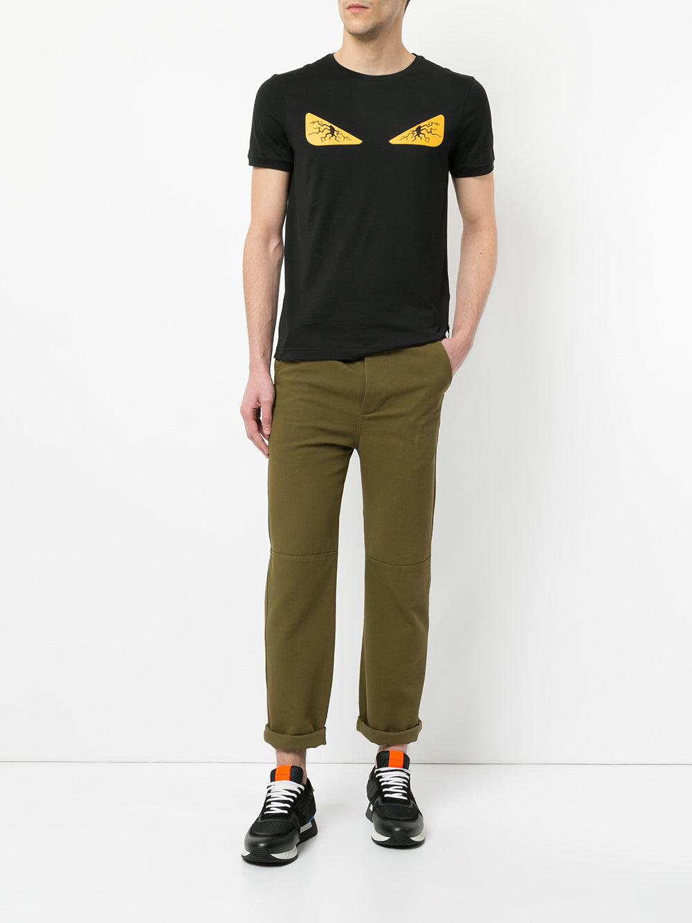 Fendi Bad Bugs T-shirt in Black for Men | Lyst
