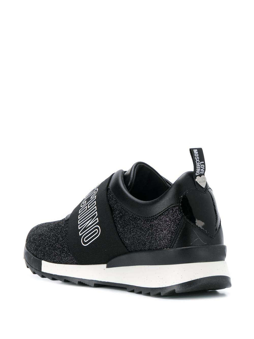 moschino glitter sneakers