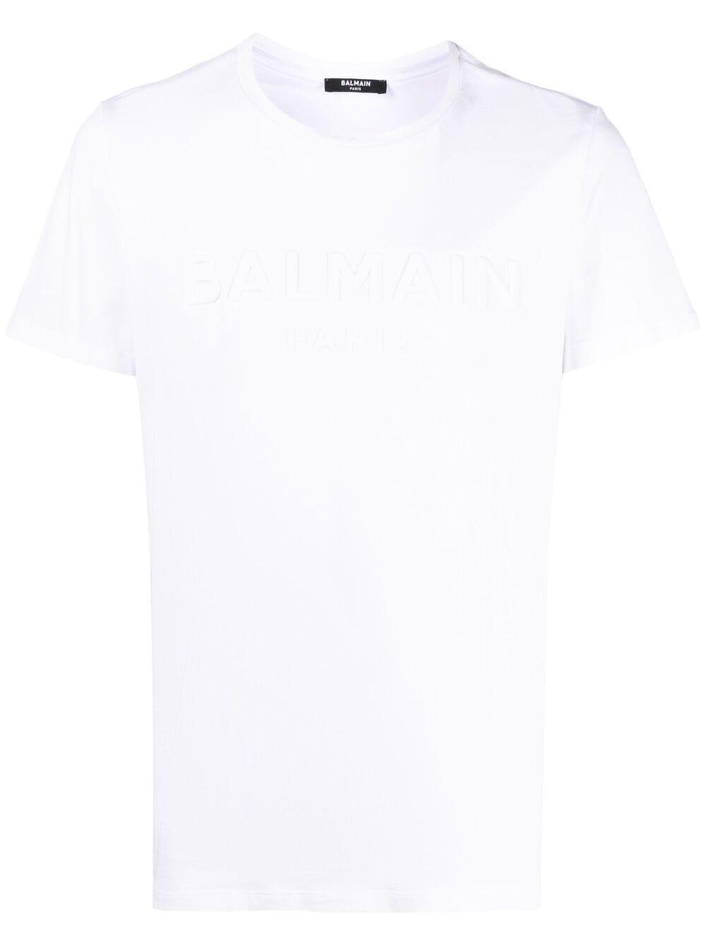 balmain embossed t shirt