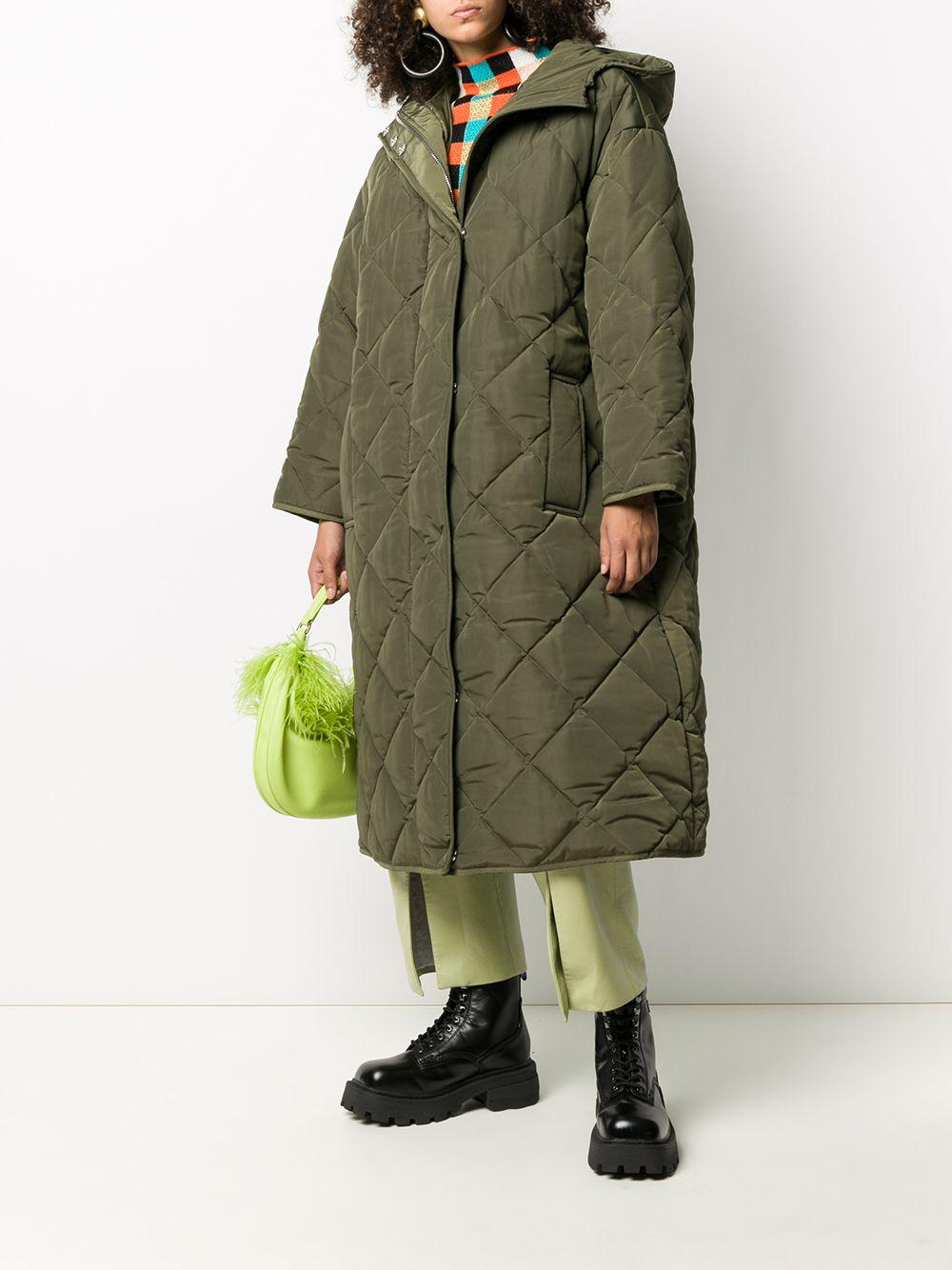 quilted raincoat
