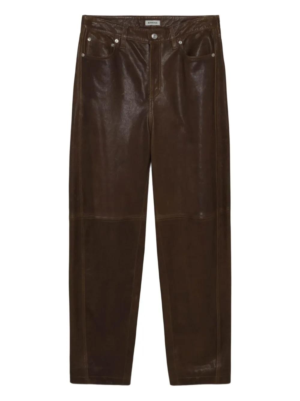 パンツ Jonathan Simkhai Straight Leg Trousers With Tailored Kyra Tailored Pant - Black | SIMKHAI