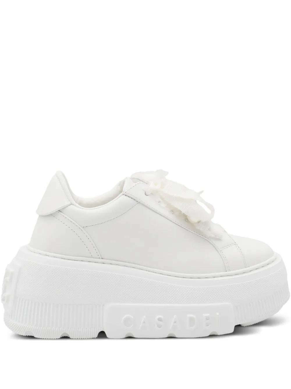 CASADEI 2M474J020NC27959000 関税送料込 Casadei Maxxxi Fedora High Sneakers in White | Lyst