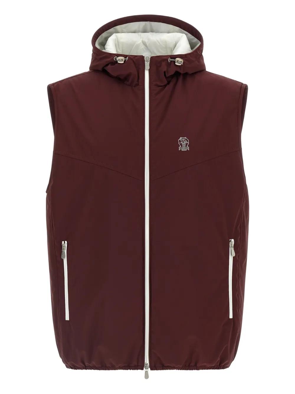 ダウンベスト Brunello Cucinelli Gilet Imbottito Con Cappuccio Brunello Cucinelli Gilet Imbottito Con Cappuccio | Toni