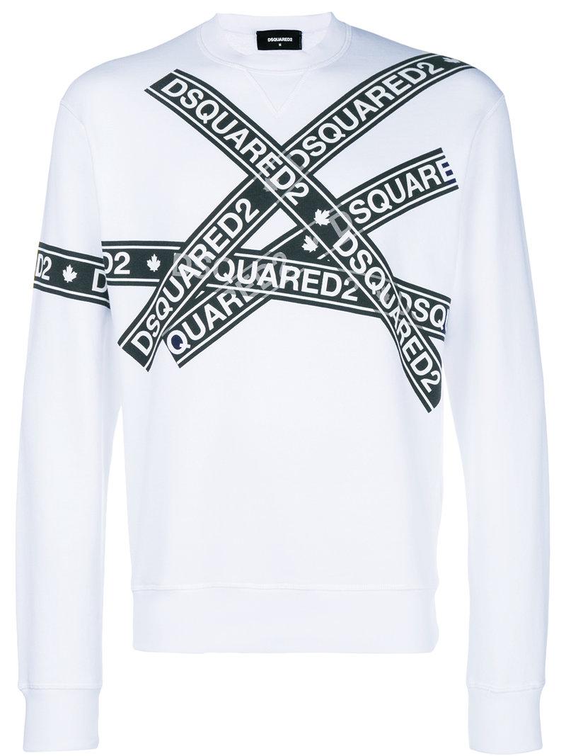 dsquared tape sweater