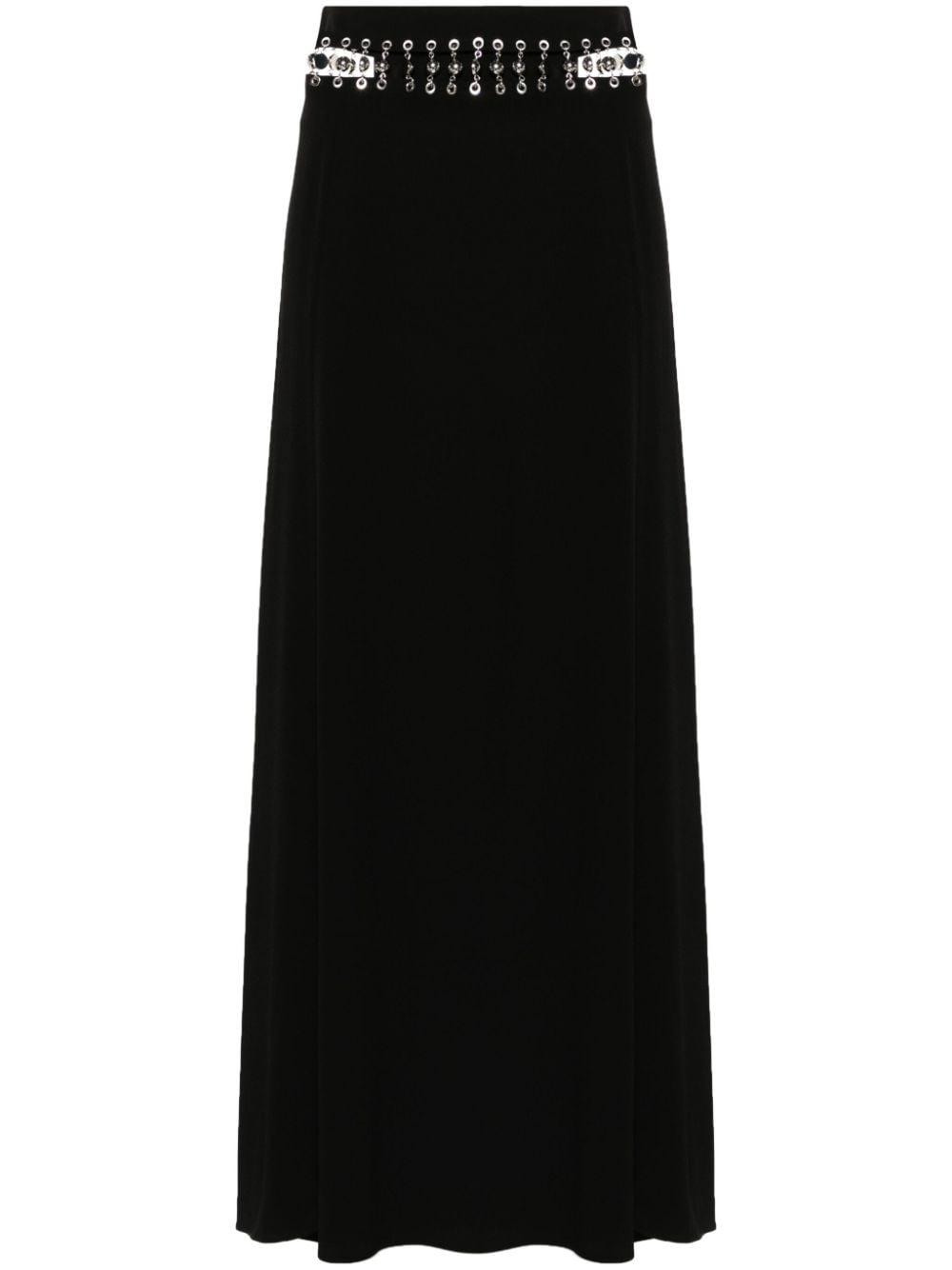Rabanne High-waist Maxi Skirt in Black | Lyst UK