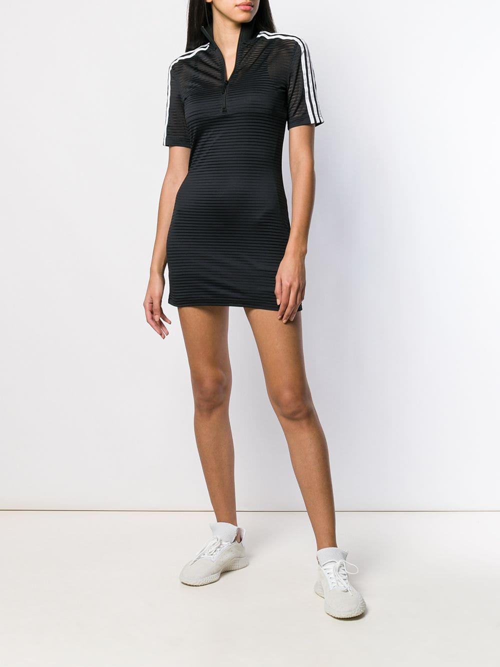 Fiorucci Synthetic X Adidas Firebird Dress in Black | Lyst