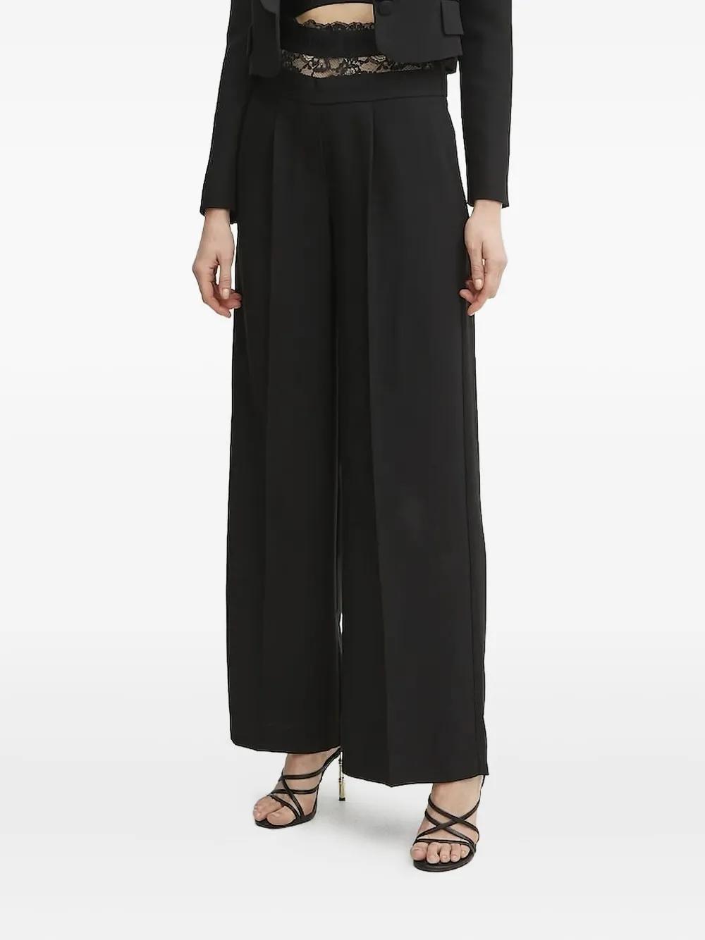 パンツ ERMANNO SCERVINO WIDE-LEG TROUSERS IN PRINTED VISCOSE bkk19462_mono_xl?pdp.template