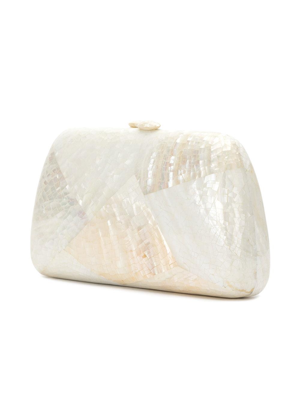 mother of pearl clutch bag