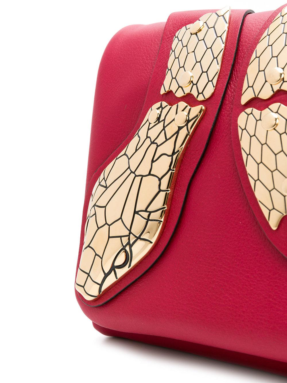 RED Valentino Leather Embellished in Red Lyst