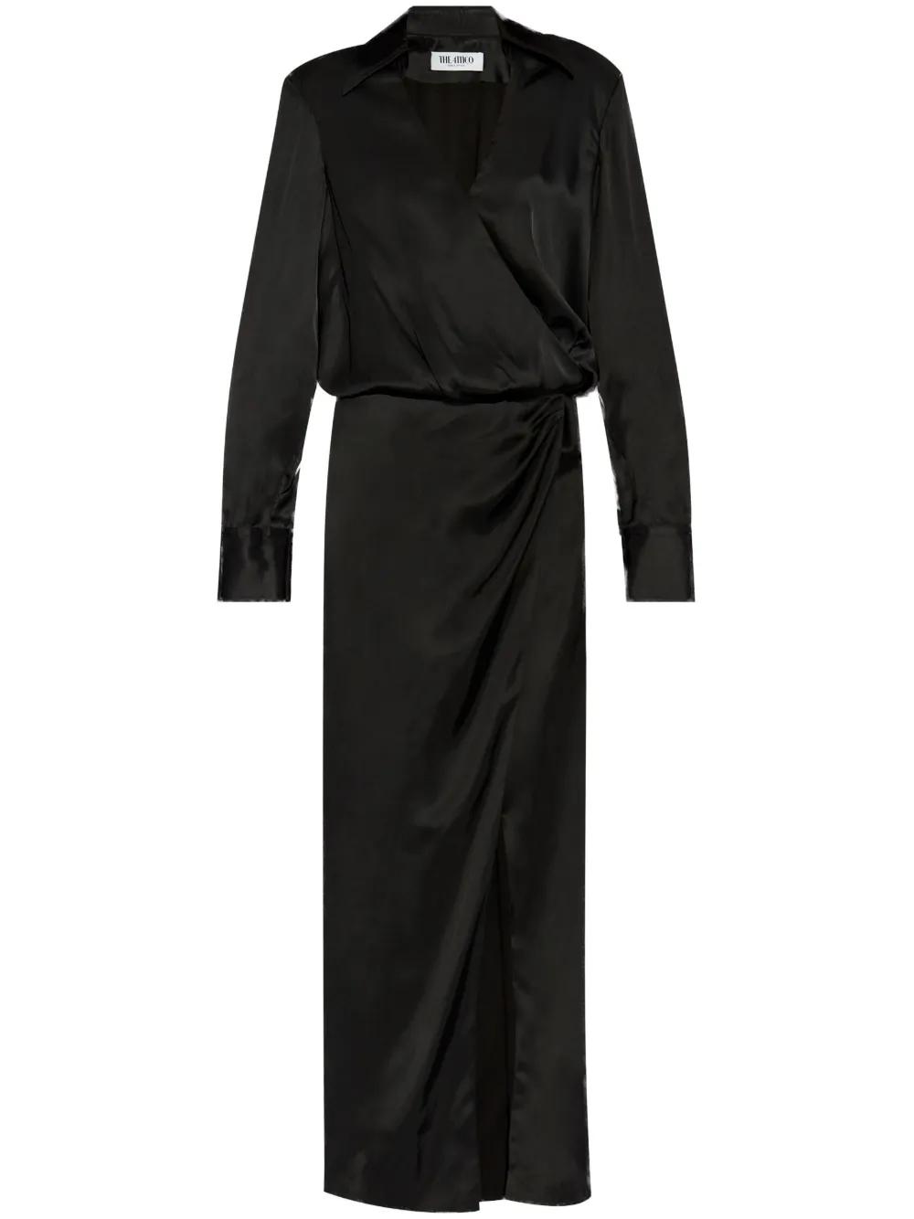 ワンピース THE ATTICO Wrap dress The Attico Wrap Dresses for Women | Lyst
