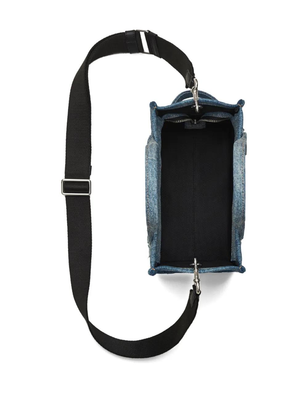 トートバッグ MARC JACOBS THE RIP AND REPAIR DENIM SMALL TOTE BAG Marc Jacobs Small The Rip And Repair Denim Tote Bag in Blue