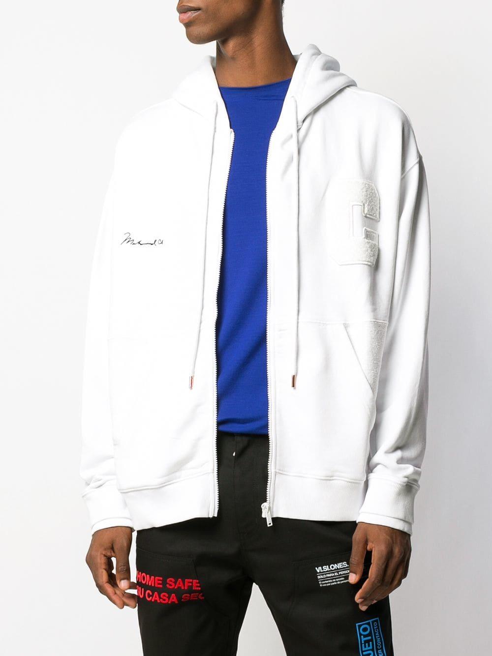 Marcelo burlon hoodie white Clearance