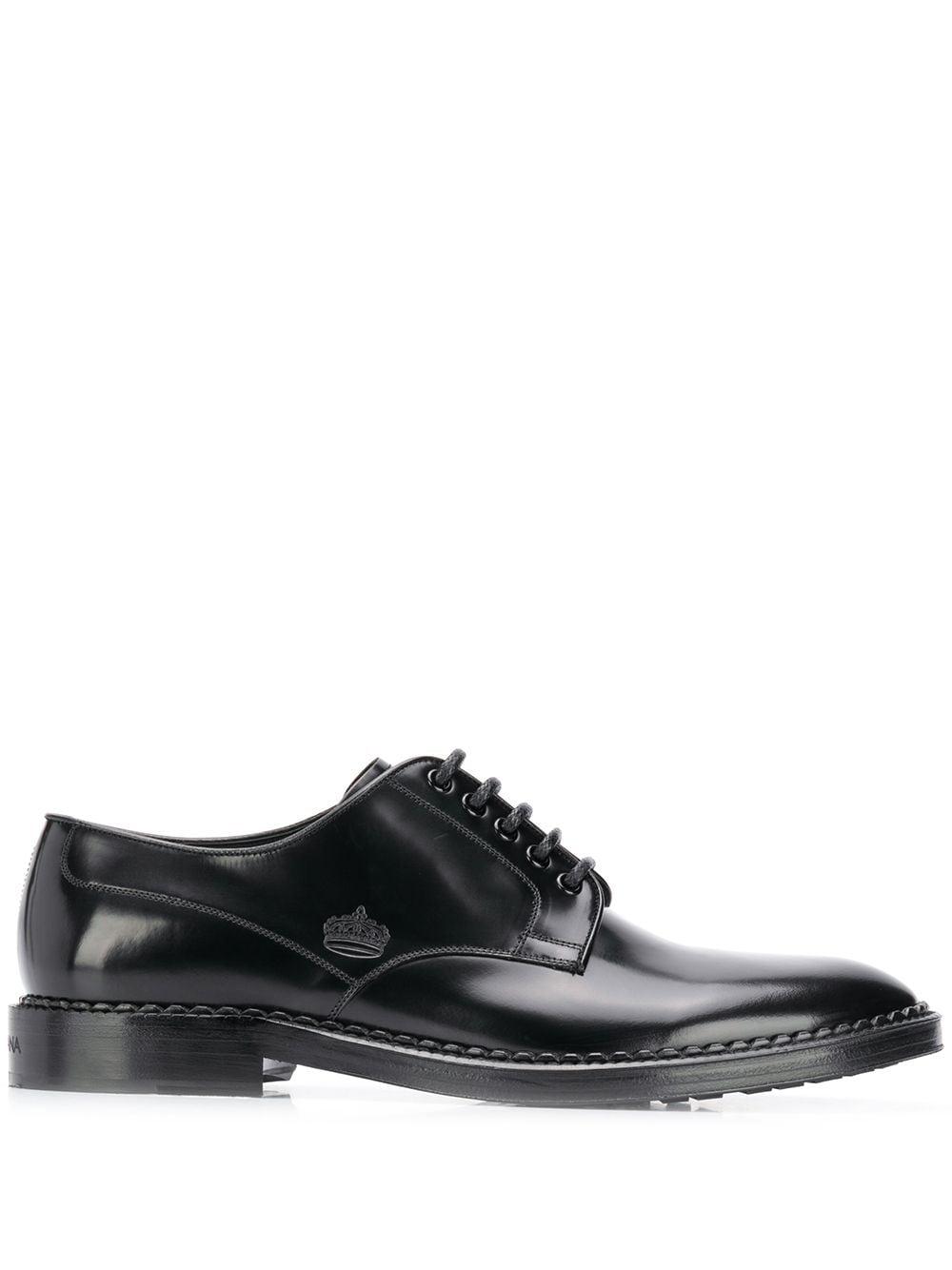 Dolce & Gabbana Classic Derby Shoes in Black for Men | Lyst