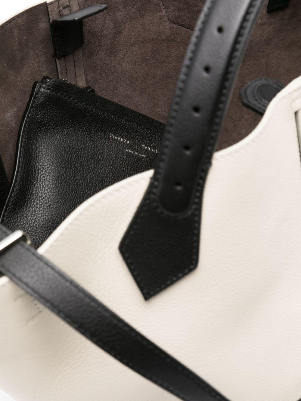 Proenza Schouler レディース ホワイト Chelsea レザー ハンドバッグ L 