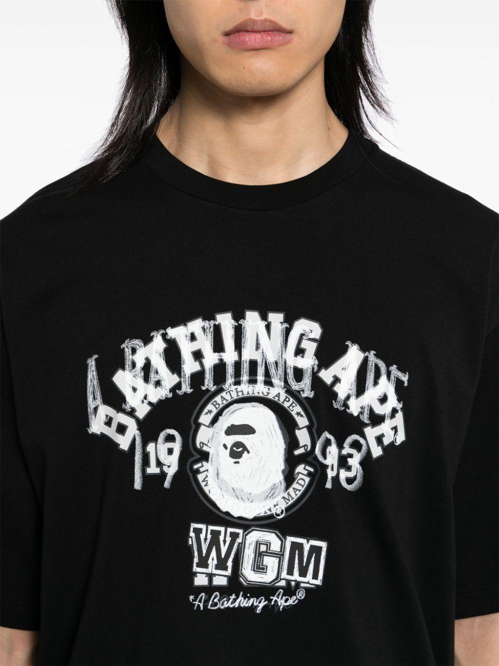 Black bathing ape shirt online