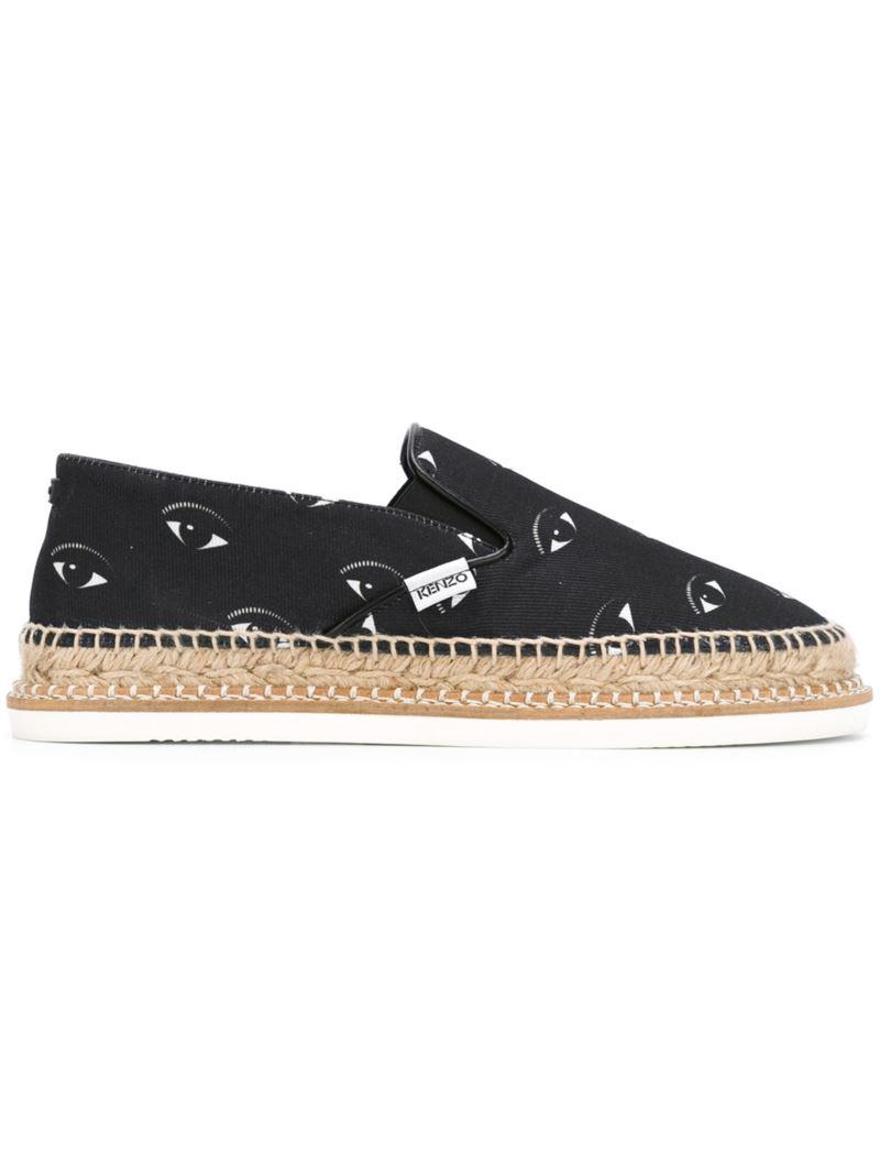 kenzo eye espadrilles