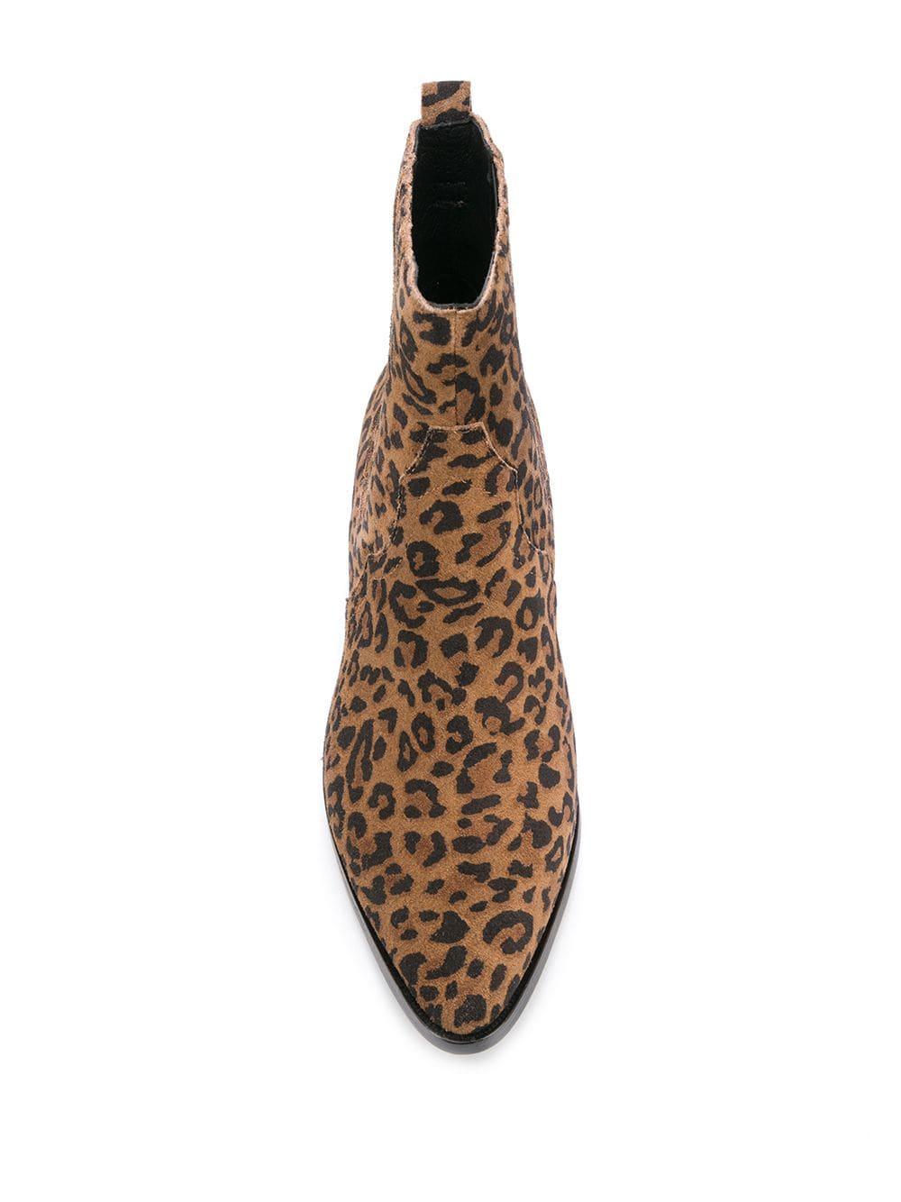 ash leopard boots