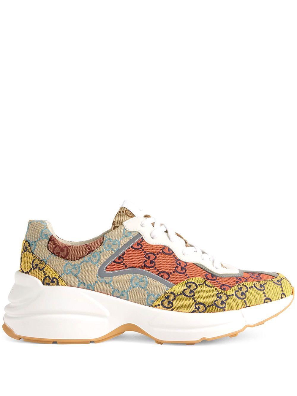 men's rhyton gg multicolor sneaker