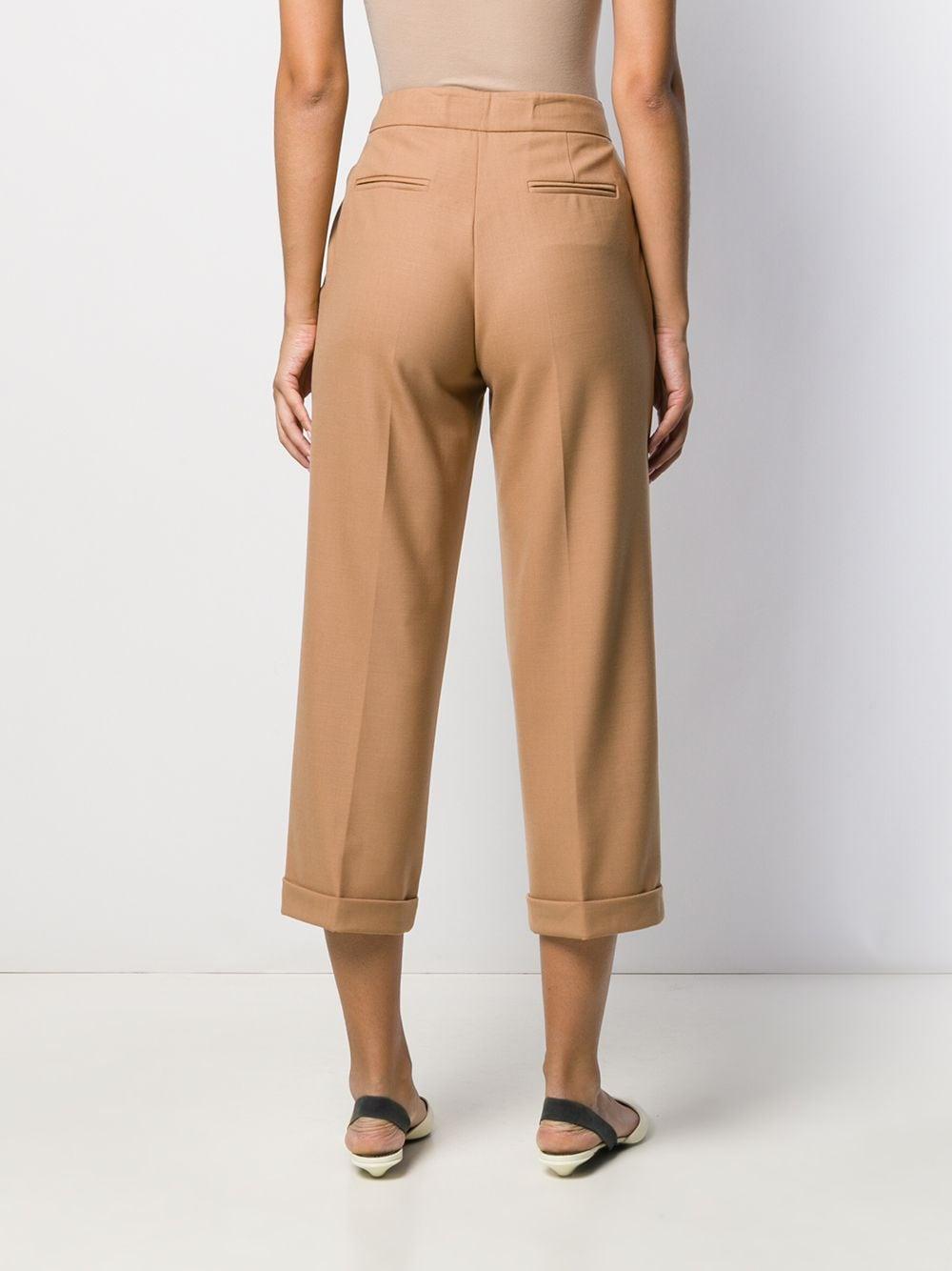 twin pleat trousers