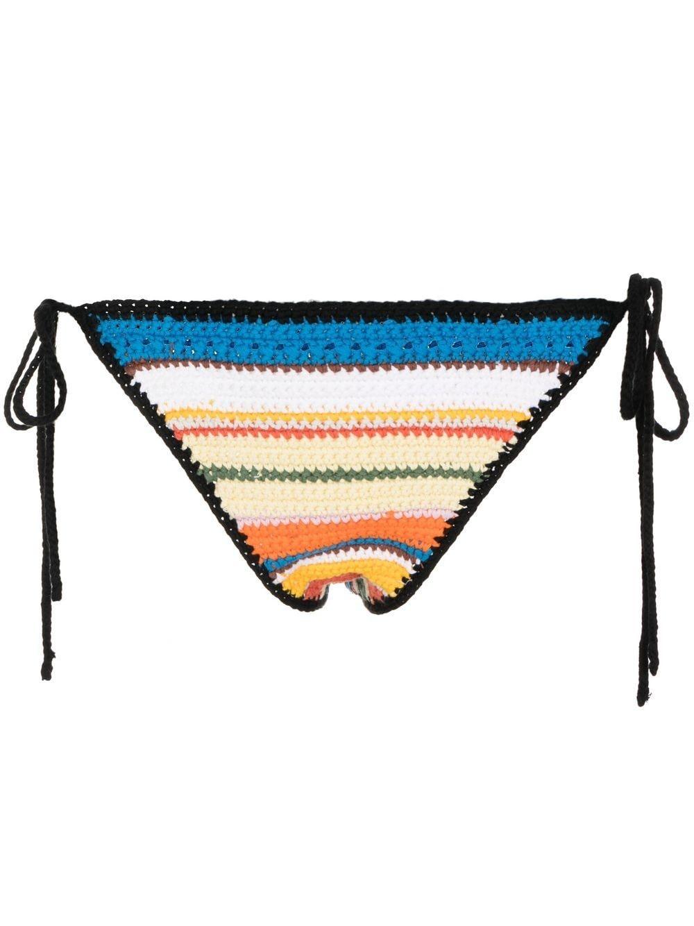 ganni crochet bikini