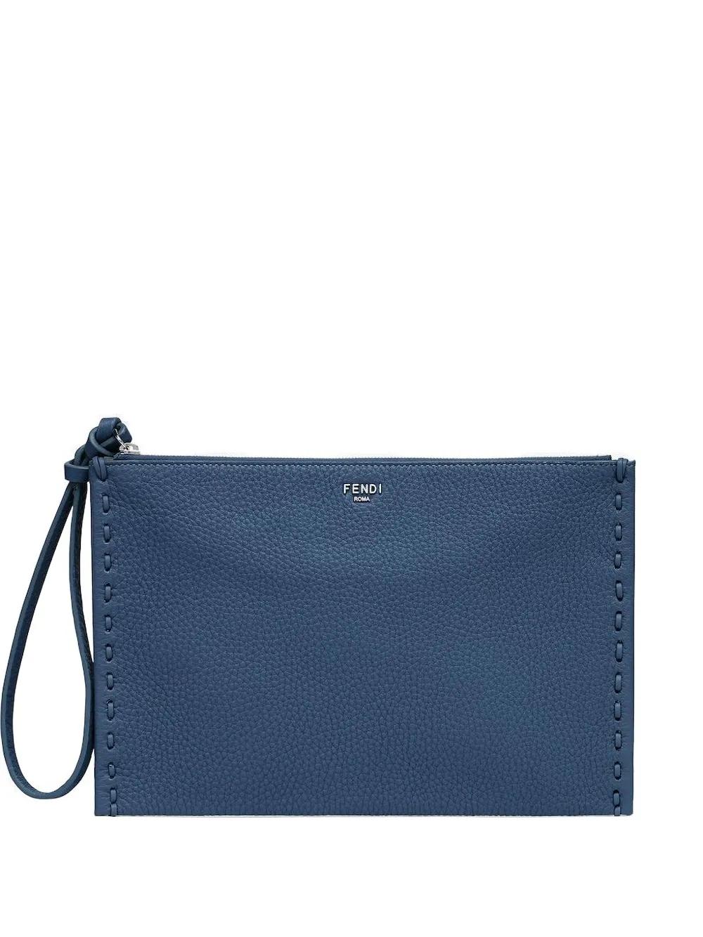 クラッチバッグ FENDI  Clutches Women Fabric Blue クラッチバッグ FENDI Clutches Women Fabric Blue Shop Women's