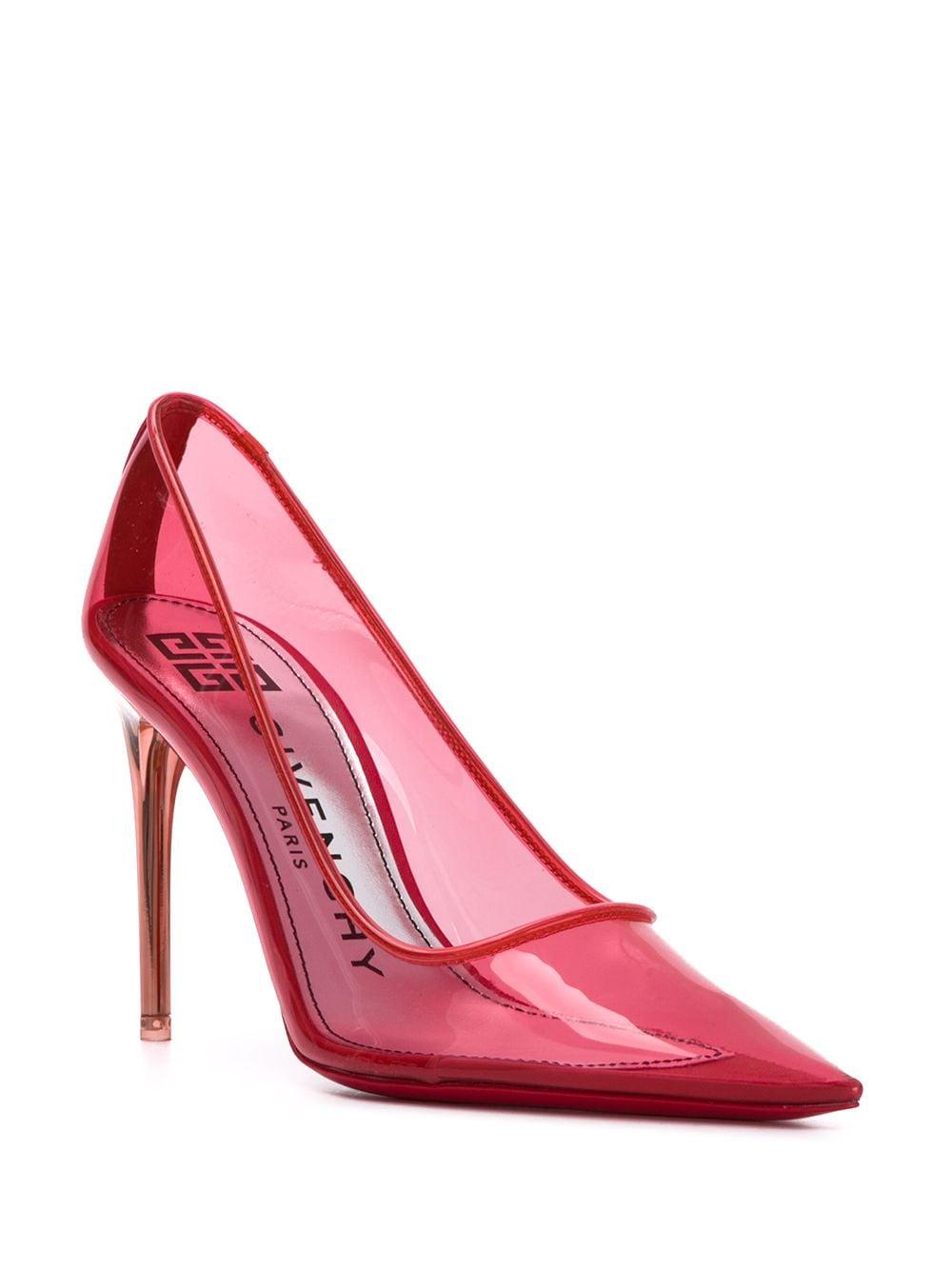 Givenchy Transparent Pointed Pumps in Pink | Lyst