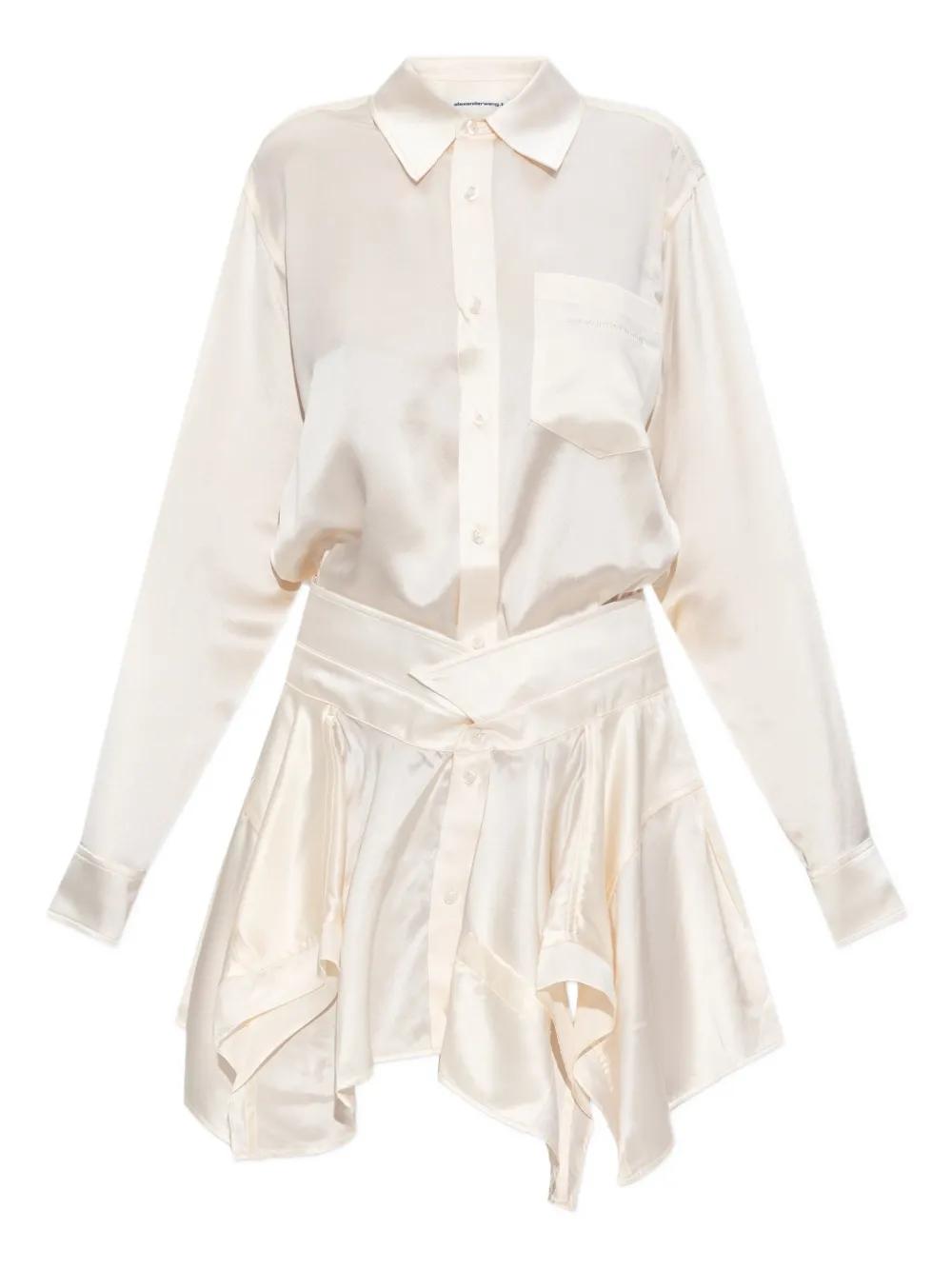 slim fit dress slacks Alexander Wang Fit and Flare Mini Dress  Continuiti