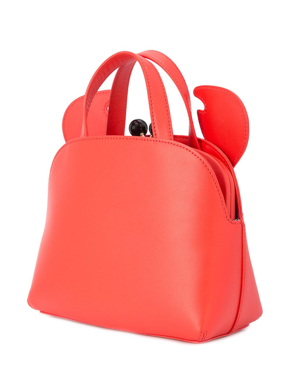 Kate Spade Leather Crab Legs Tote in Red Lyst