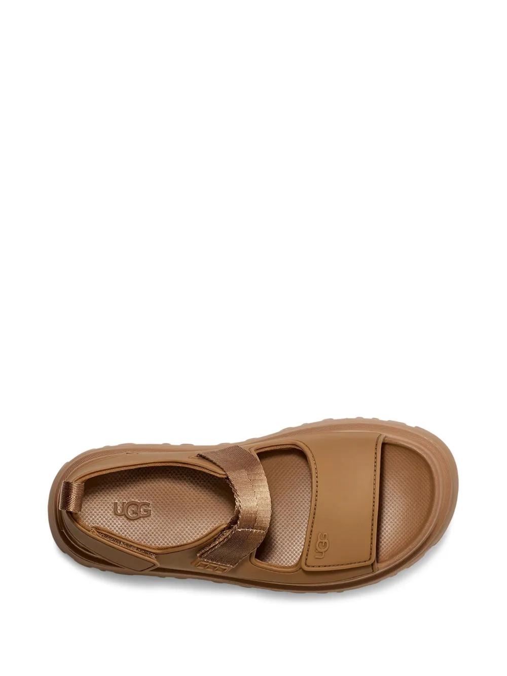 UGG Platform Sandals 'Goldenglow' in Brown | Lyst