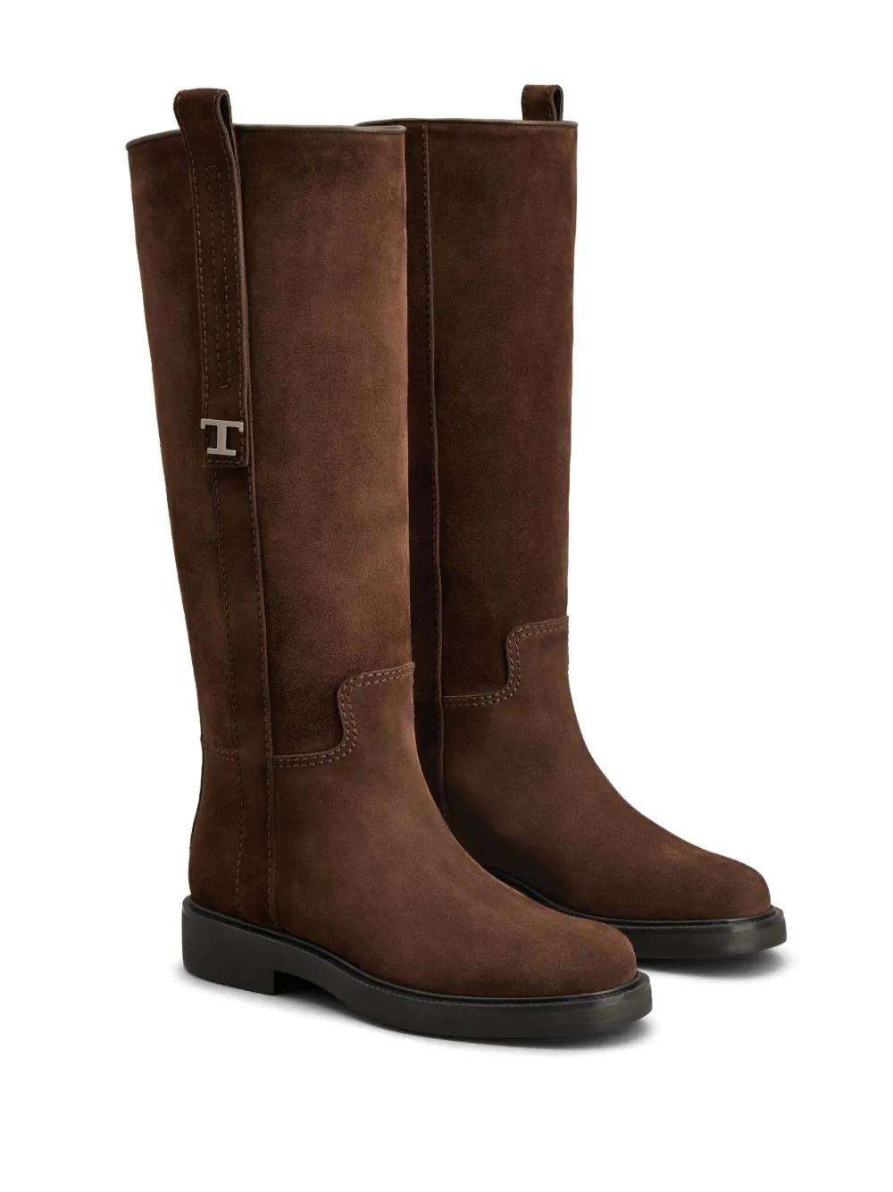 ブーツその他 Gomma 20l Boots - Tod's - Leather - Brown Dark brown Gomma 20L leather Chelsea boots | TOD'S | NET-A