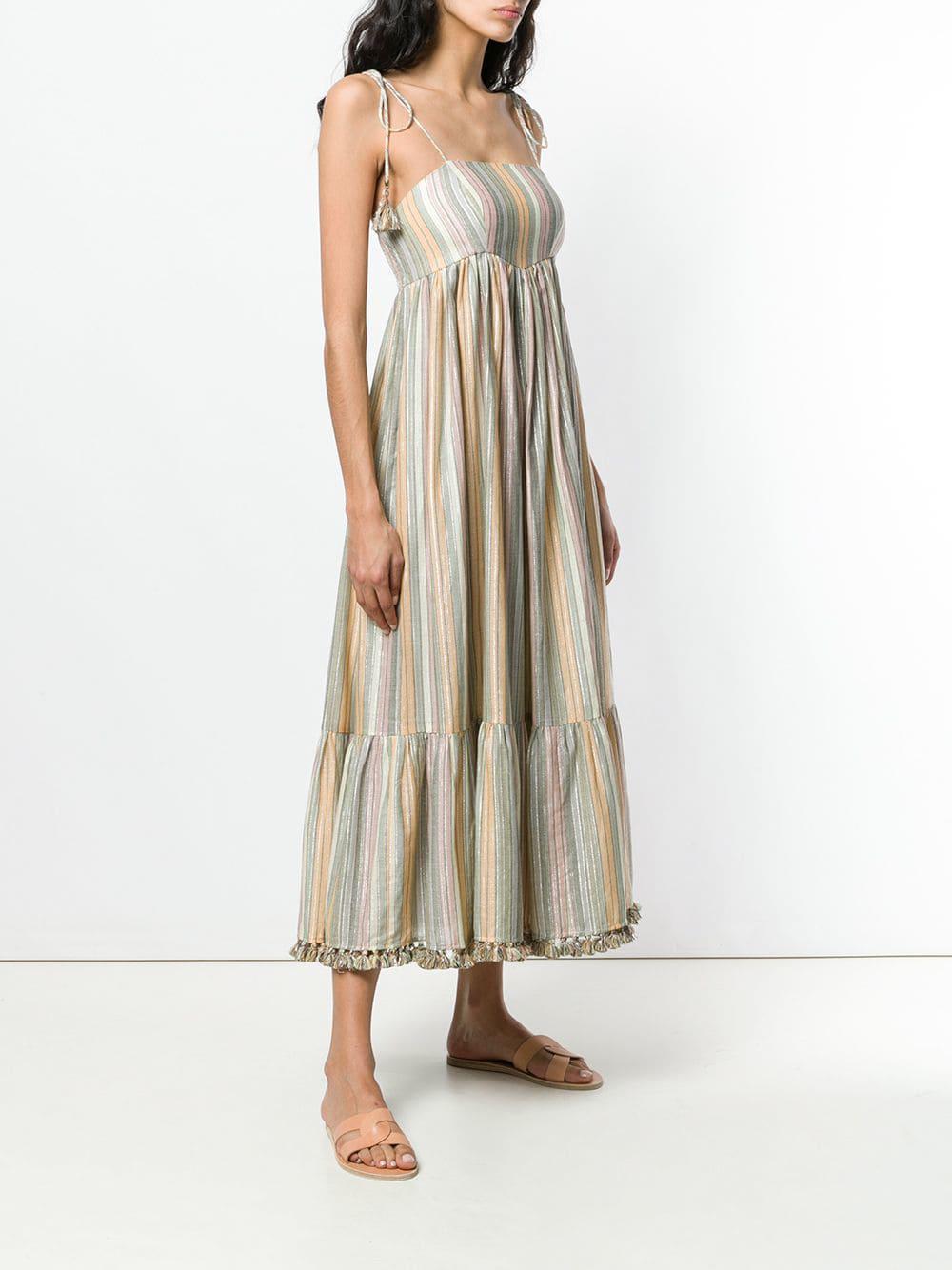 zimmermann rainbow dress