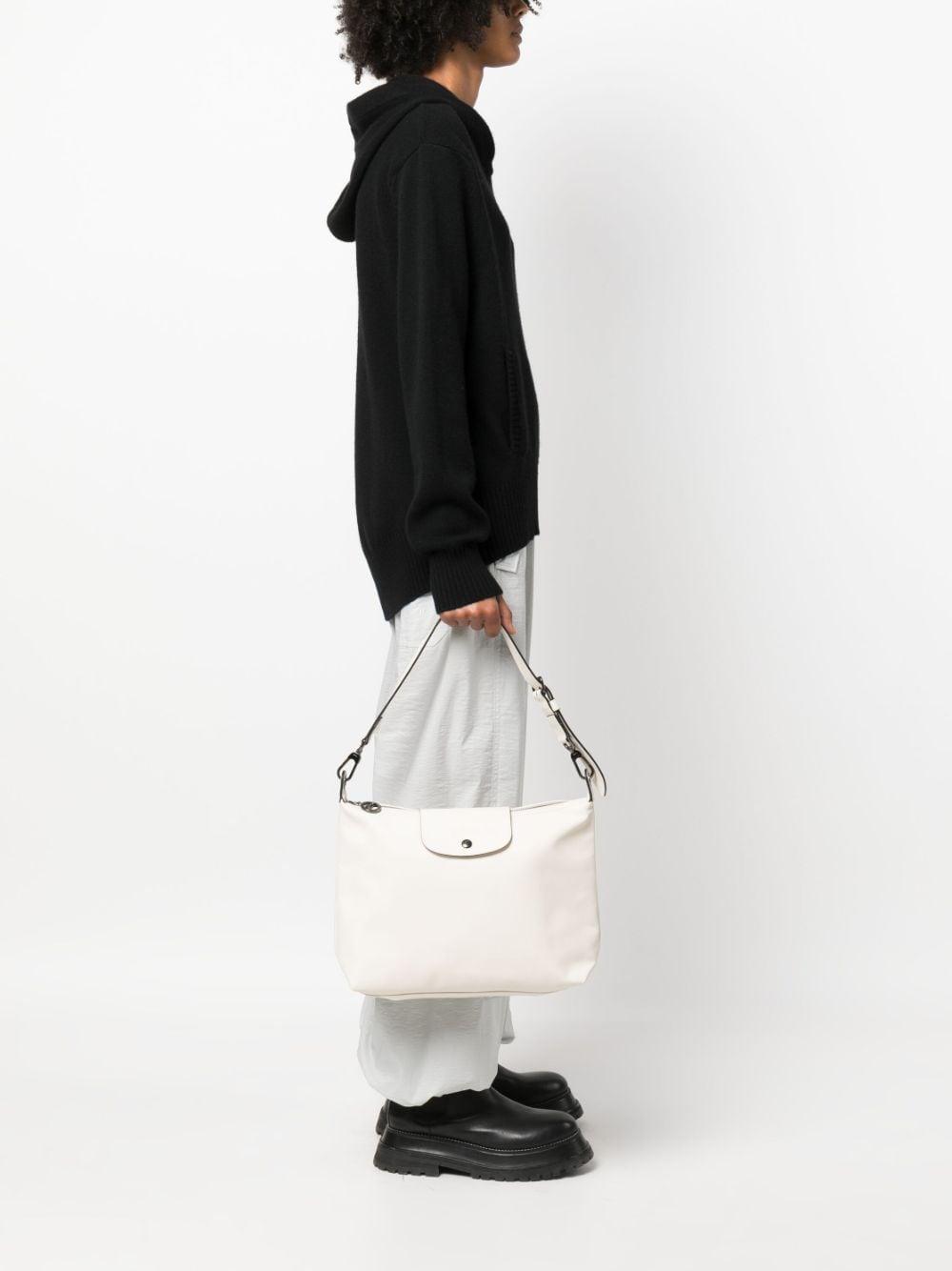 Longchamp Medium Le Pliage Xtra Hobo Bag in White Lyst