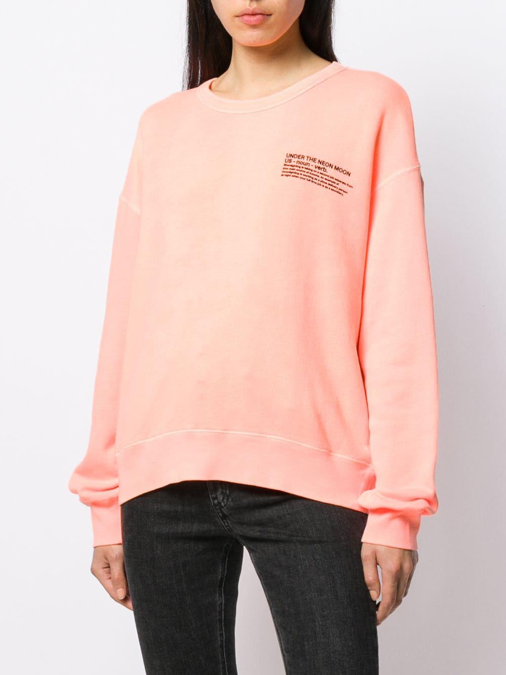 neon moon sweatshirt