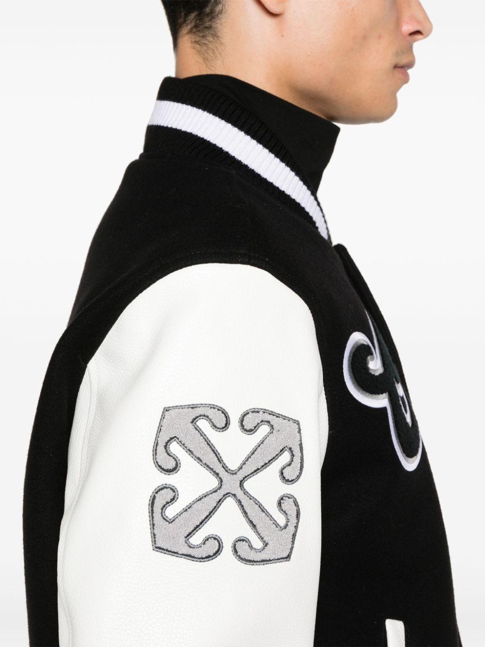 Off white baseball jacket shop