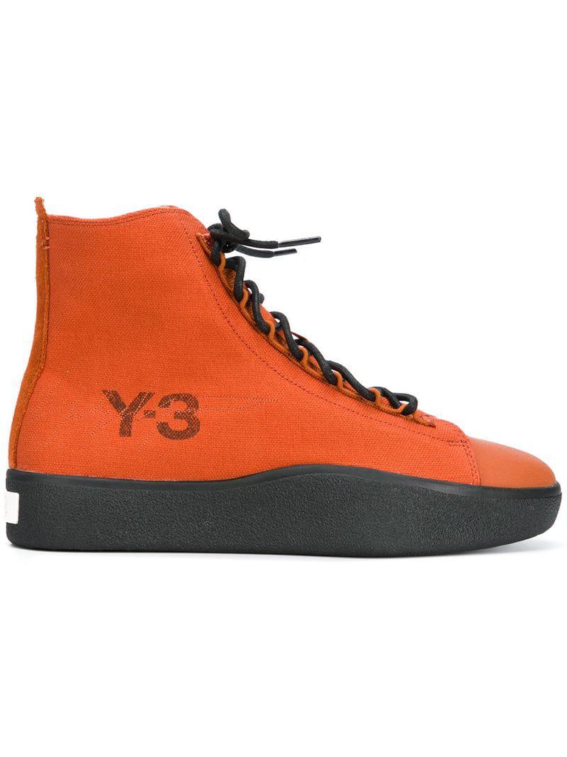 Y-3 Bashyo Ii Boots in Orange for Men | Lyst Canada