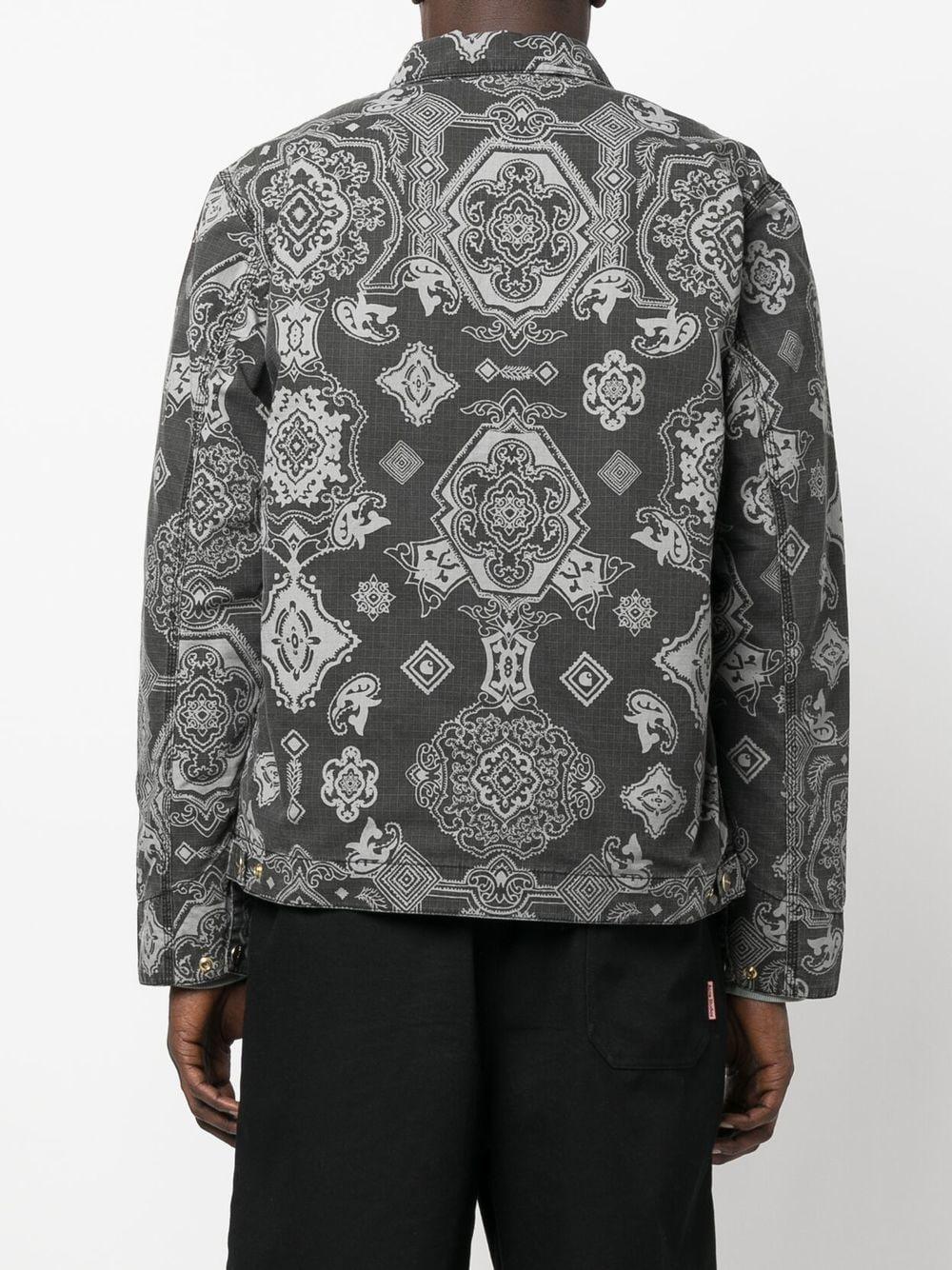 Carhartt WIP Paisley-print Shirt Jacket in Gray for Men | Lyst