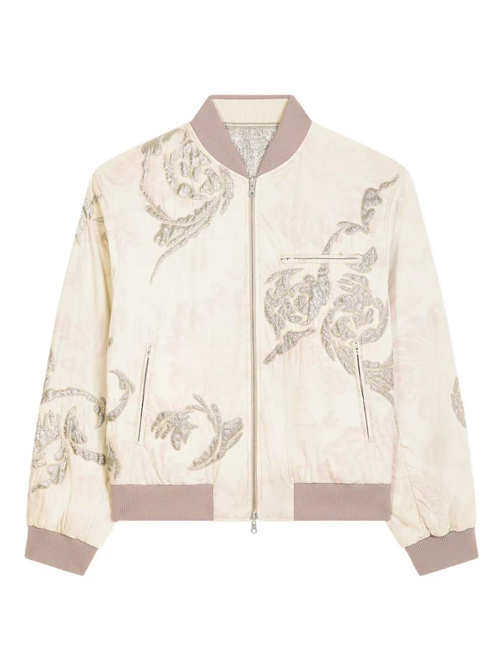 メンズ Dries Van Noten エンブロイダリー ボンバージャケット