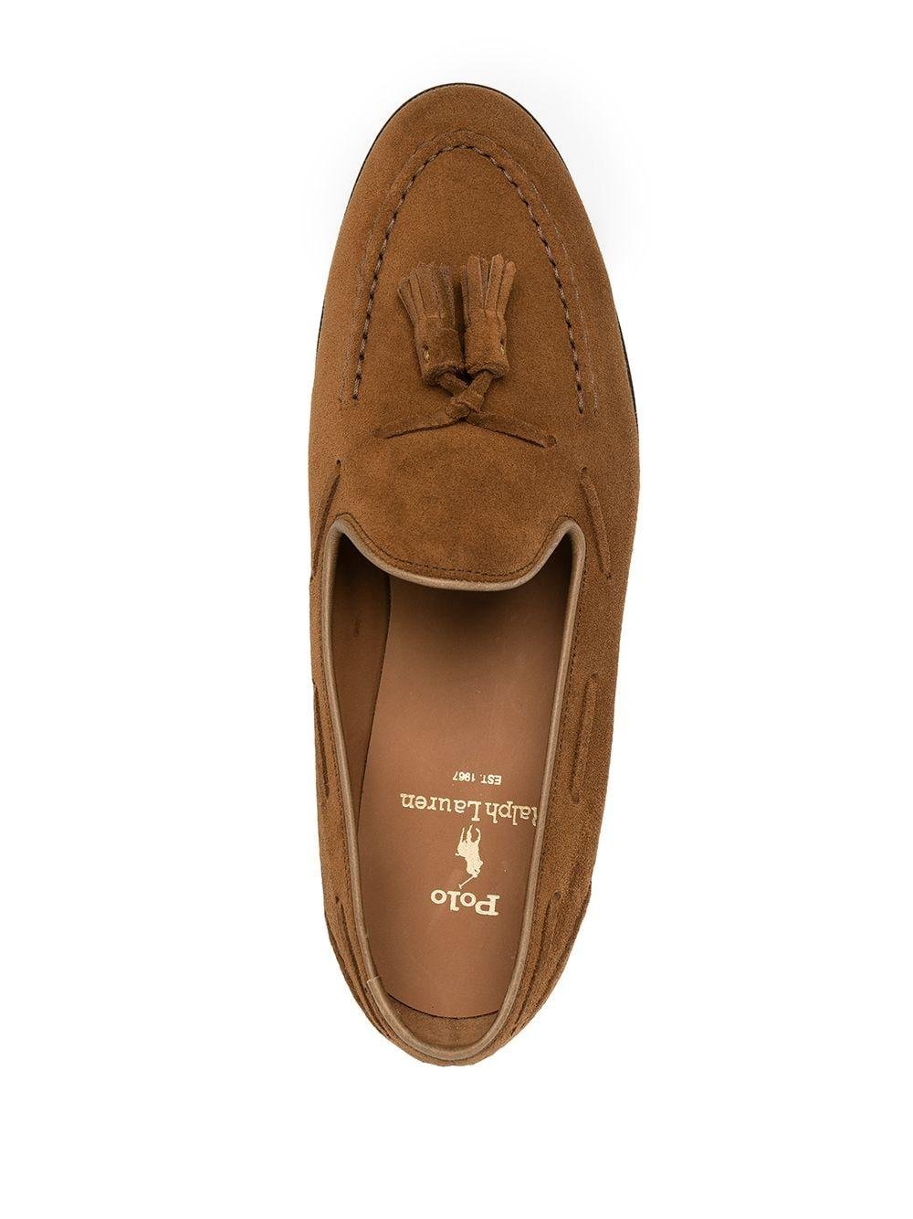 Mocassins Daim Polo Ralph Lauren pour homme en coloris Marron Homme Chaussures Chaussures à enfiler Mocassins 