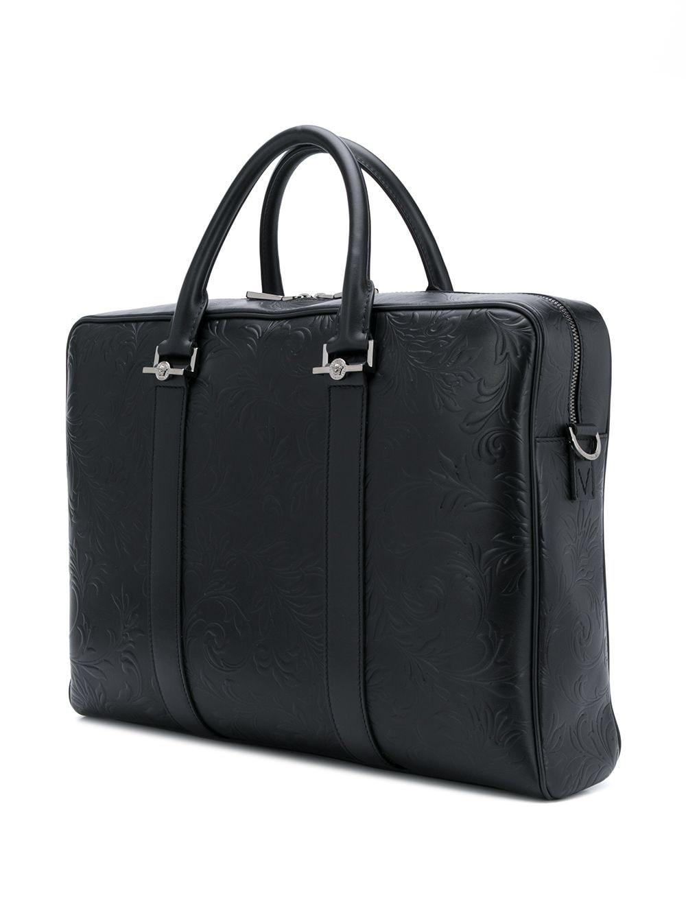 versace mens briefcase