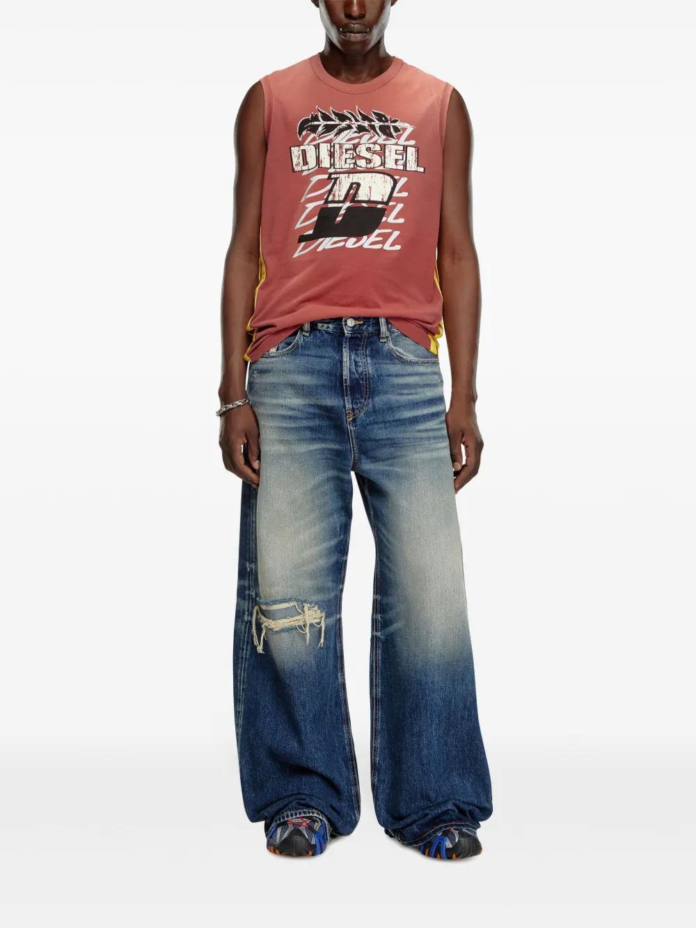 DIESEL D-Rise 09J95 Straight Jeans in Blue for Men | Lyst