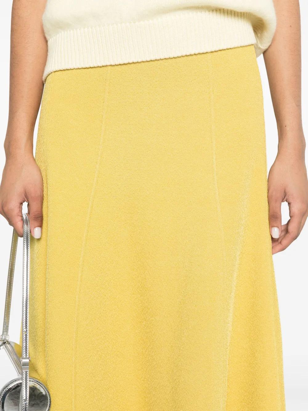 イエロー Jil Sander スカート レディース | Lyst
