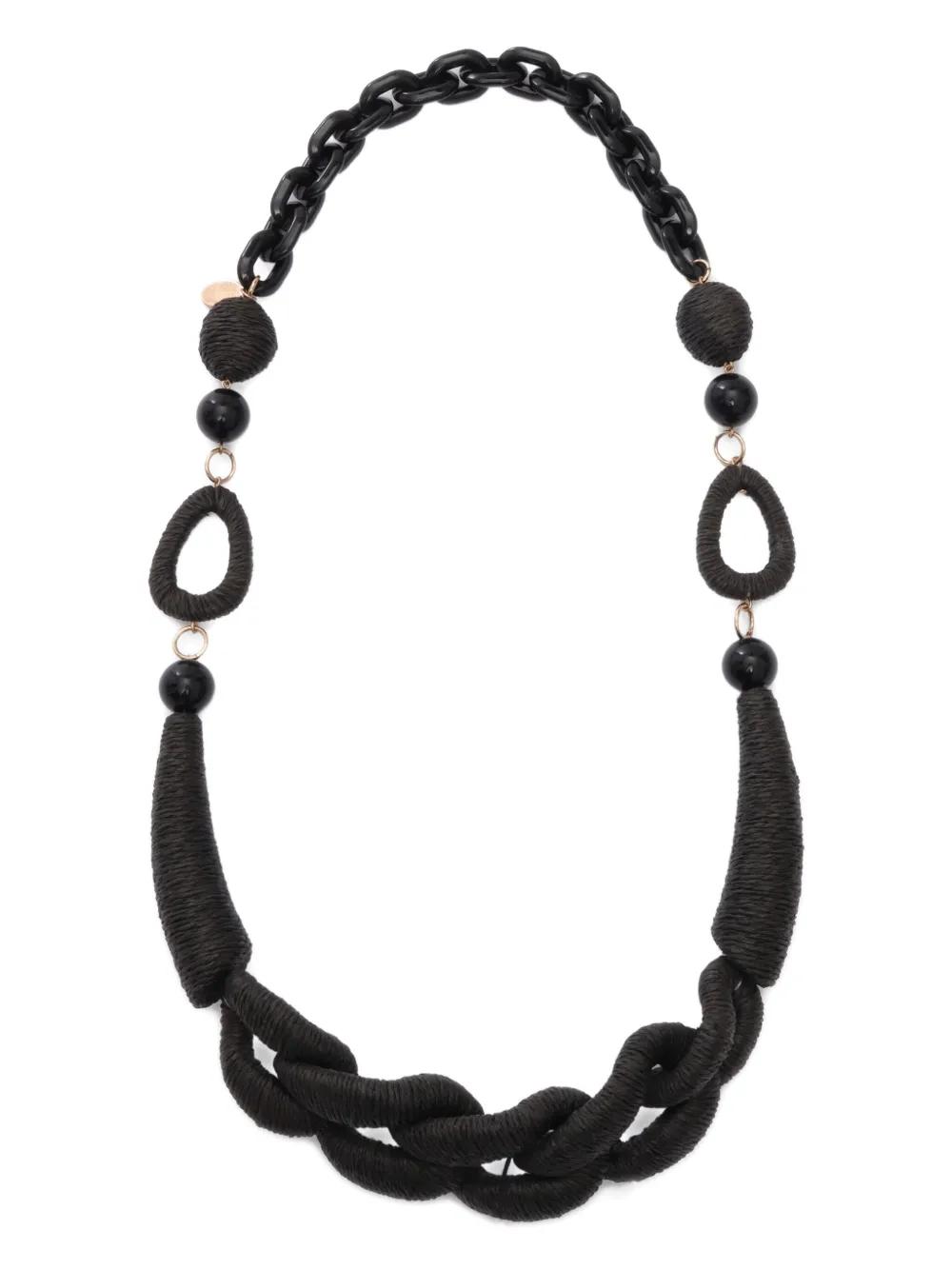 【送料&関税込】Weekend Max Mara Teismo Custom Jewellery Charm choker necklace, gold | Weekend Max Mara