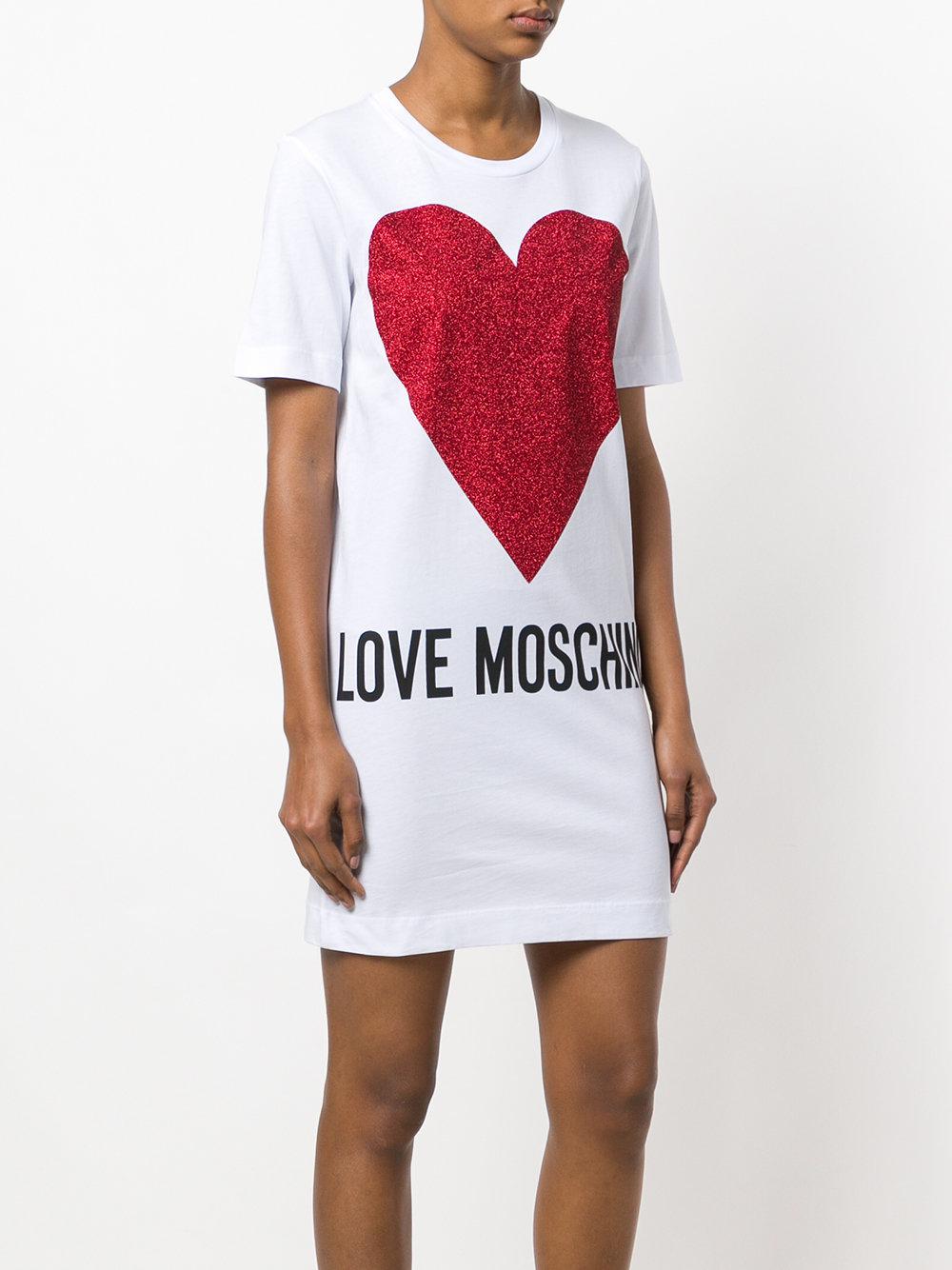 moschino tshirt dress