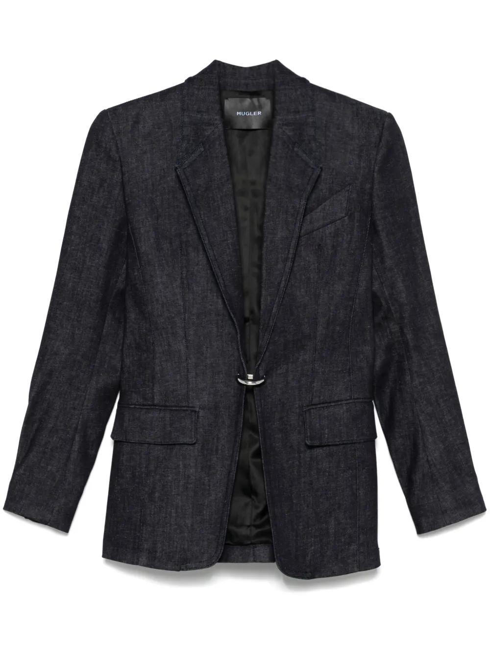 MUGLER Super120's シングルジャケット ブラック /OW94 Mugler Spring 2020 Ready-to-Wear Collection | Vogue