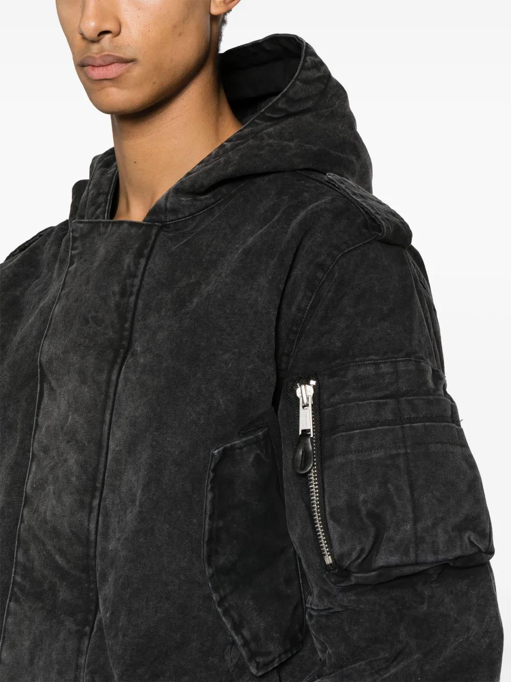 ENTIRE STUDIOS W2 Canvas Bomber Jacket | Grey | FARFETCH
