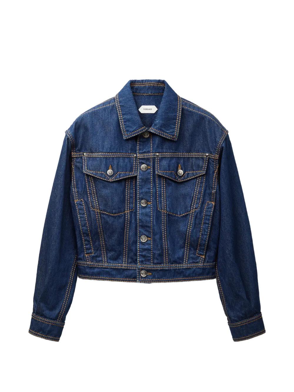 Versace Jean and denim jackets for Women | Online Sale up to 82