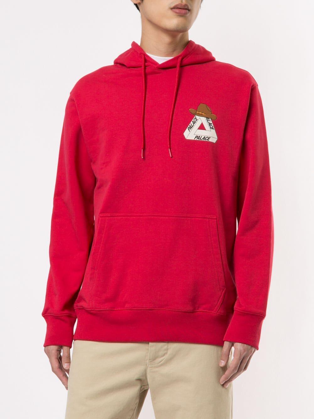 palace pink hoodie