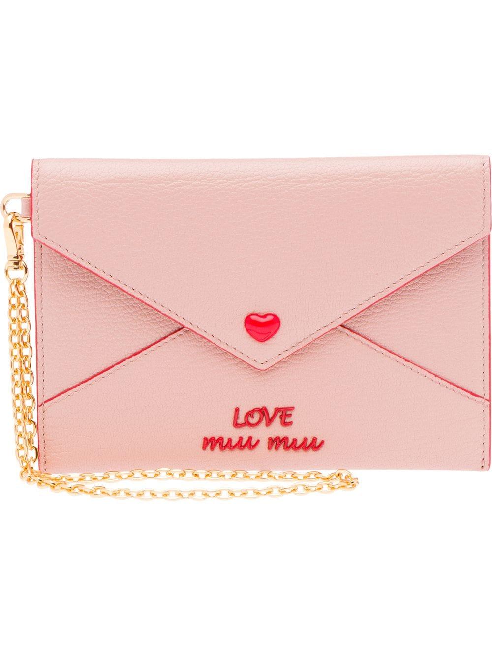 miu miu heart wallet